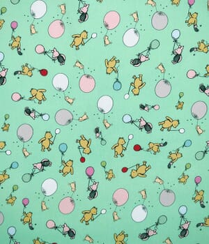 Winnies Party Percale Fabric