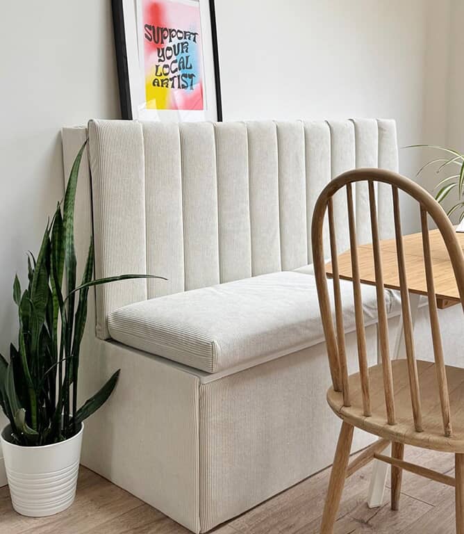 JF Chunky Cord Fabric / Ecru