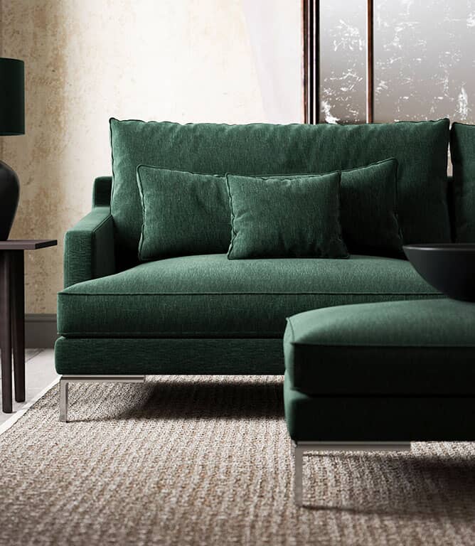 Ripley Chenille FR Fabric / Peking