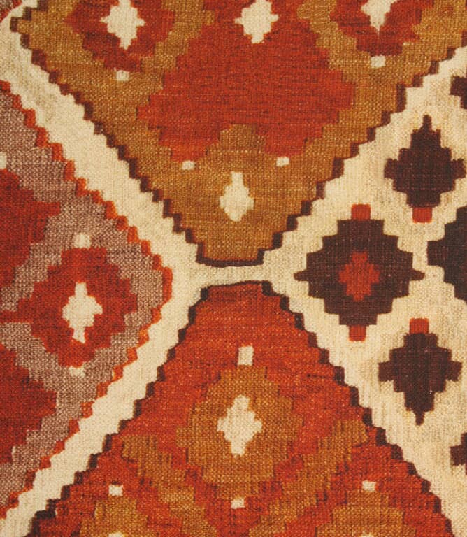 JF Kilim Acrylic Tablecloth Fabric / Rust