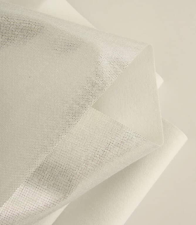 Superior Thermal Energy Reflecting Lining Fabric / White / Silver