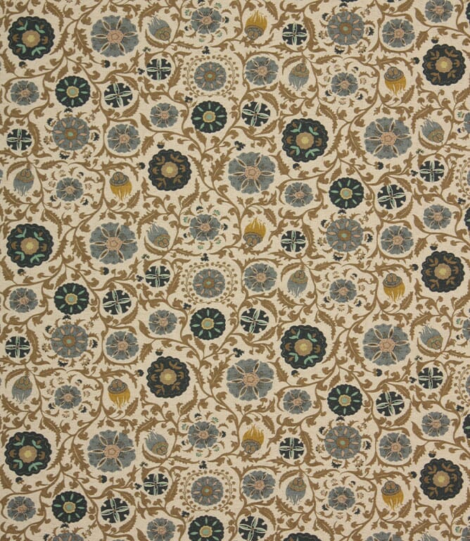 Blue Hinton Fabric