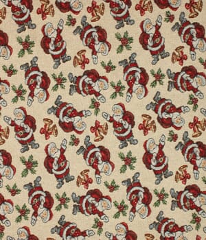Father Christmas Tapestry Fabric