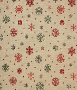 Snowflake Tapestry Fabric