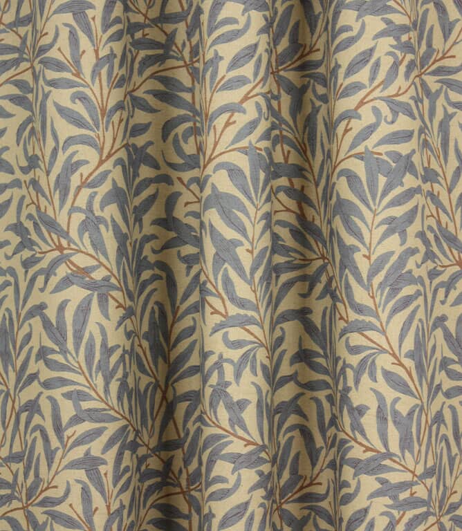 Boughs Wide Fabric / Blue