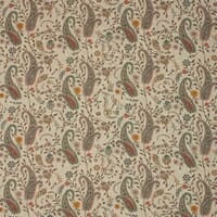 Rebecca Linen Paisley Fabric / Multi