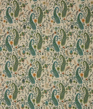 Rebecca Linen Paisley Fabric