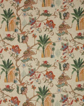 Jaipur Linen Fabric / Multi