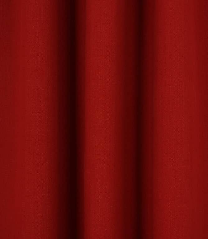 Broadway Linen Look Fabric / Rojo