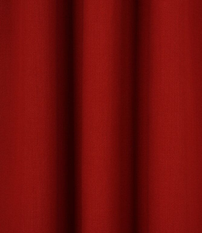 Broadway Linen Look Fabric / Rojo