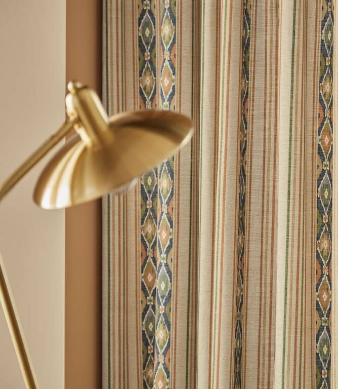 iLiv Boho Stripe Fabric / Olivine