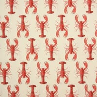 Crayfish Fabric / Red