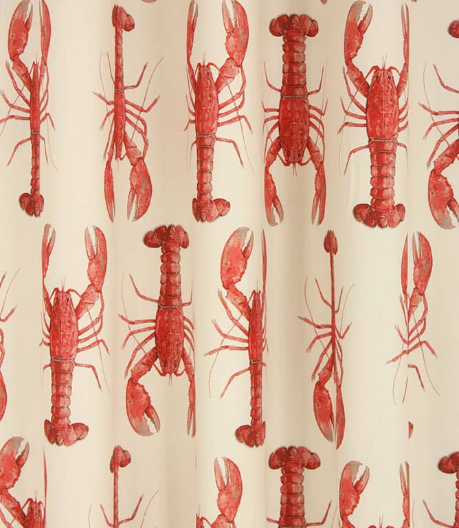 Crayfish Fabric / Red