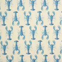 Crayfish Fabric / Blue