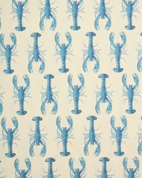 Crayfish Fabric / Blue