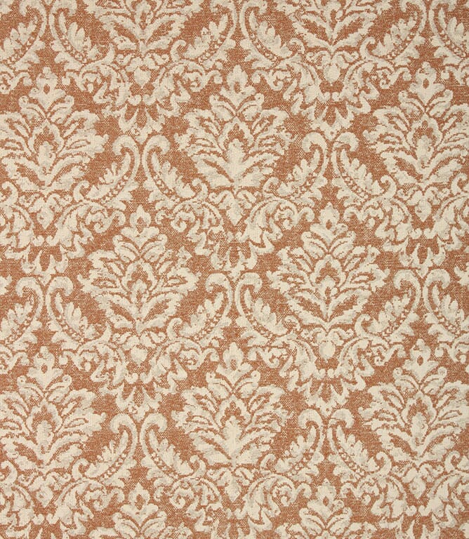 Chestnut Hester Damask Fabric