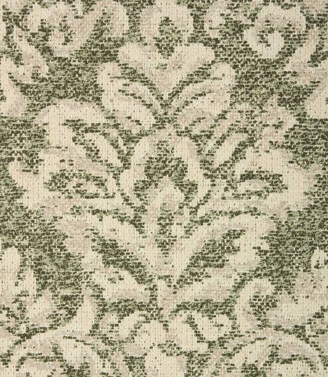 Hester Damask Fabric / Mint