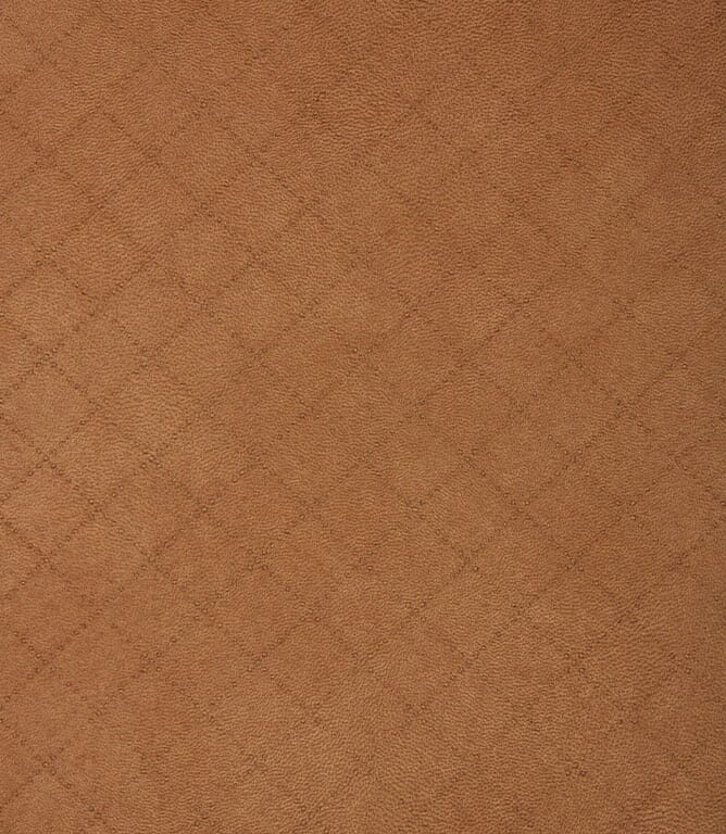 Trellis Faux Leather FR Fabric / Tan