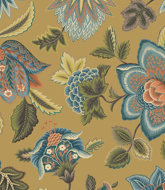 Manasi FR  Fabric / Ochre