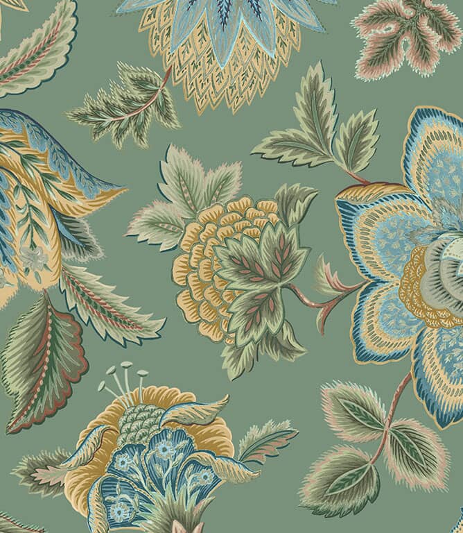 Manasi FR  Fabric / Malachite