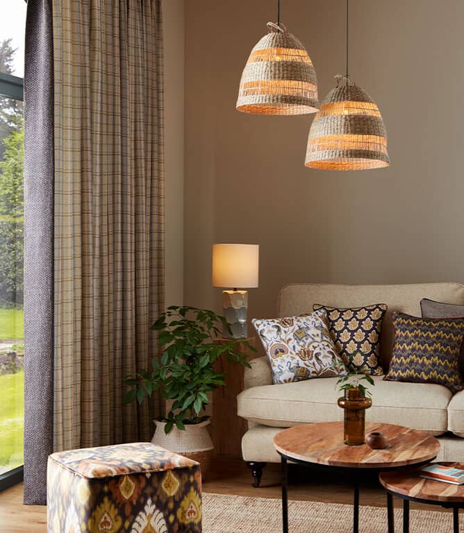 Sanchita FR Fabric / Papaya