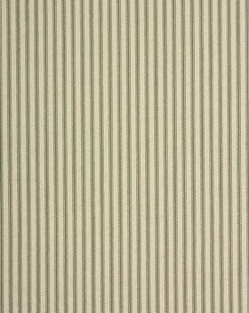 JF Linen Ticking Fabric / Sap Green