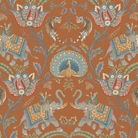 Elephas FR Upholstery Fabric / Papaya