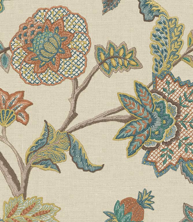 Amara FR Fabric / Papaya