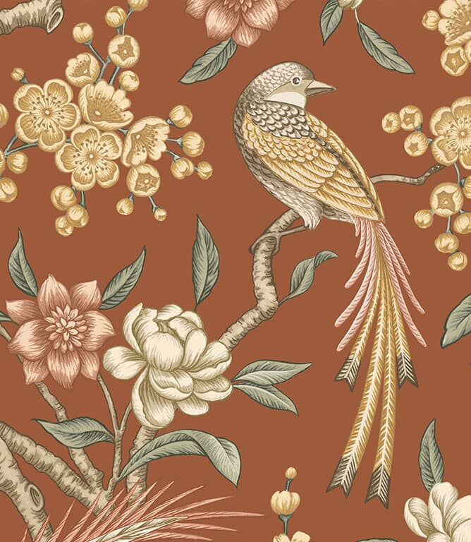 Kanra FR Fabric / Burnt Sienna