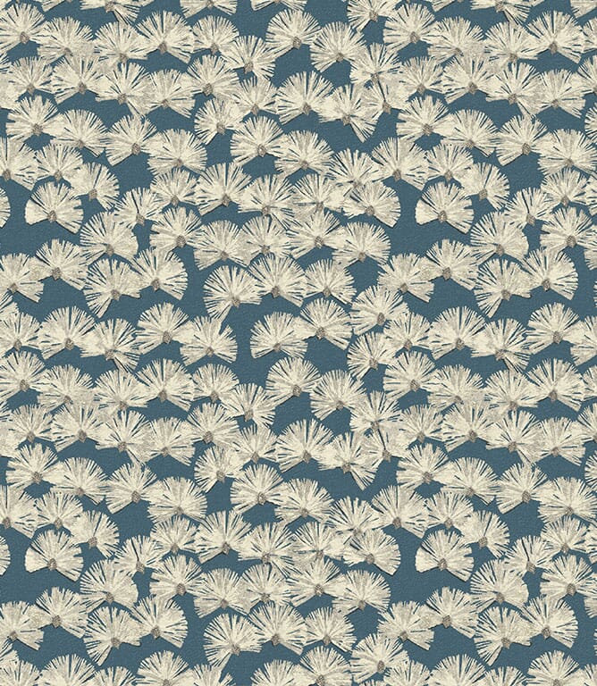 Nara FR Upholstery Fabric / Slate Blue
