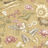 Mizu FR Upholstery Fabric / Ochre