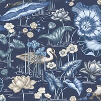 Mizu FR Upholstery Fabric / Lapis
