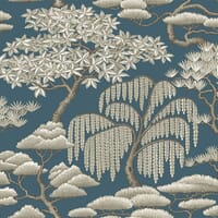 Matsu FR Fabric / Slate Blue