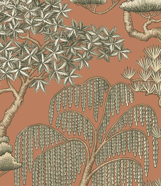 Matsu FR Fabric / Burnt Sienna