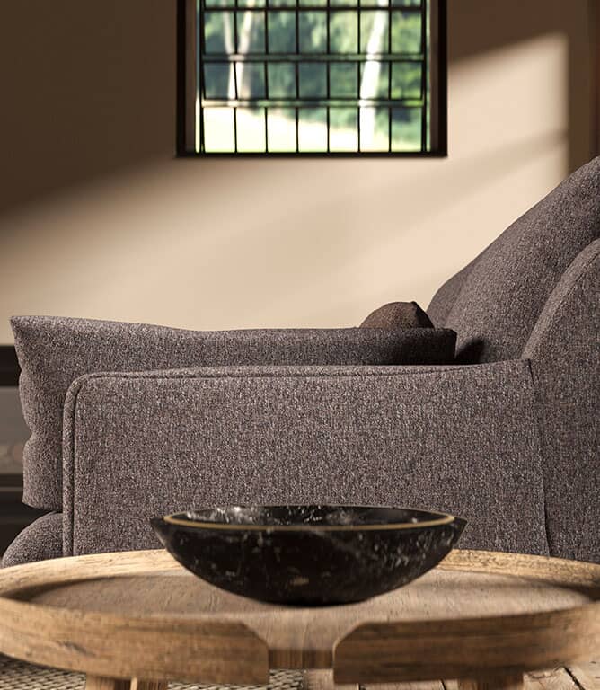 Bramley FR Fabric / Gravel