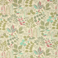 Copse Fabric / Olive / Fuchsia