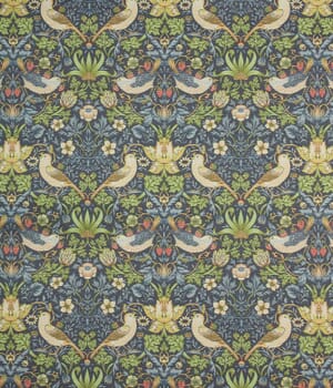 Birds and Fruit Outdoor Fabric
