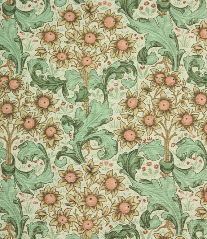 William Morris  Orchid Outdoor Fabric / Buttercup