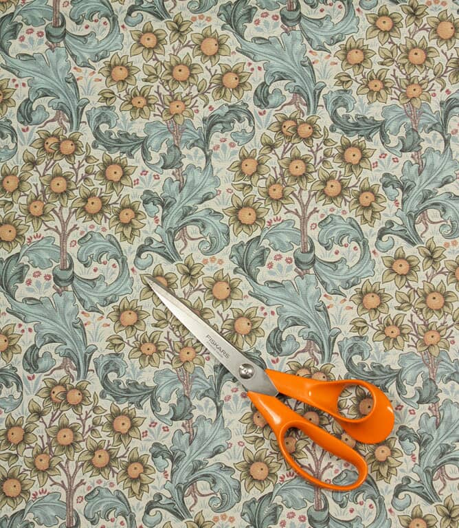 William Morris  Orchid Outdoor Fabric / Azure