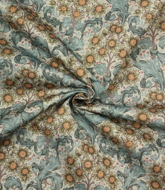 William Morris  Orchid Outdoor Fabric / Azure