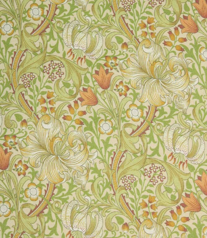 William Morris  Golden Lily Outdoor Fabric / Willow