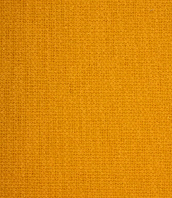 Washed Cotton Canvas Fabric / Ochre