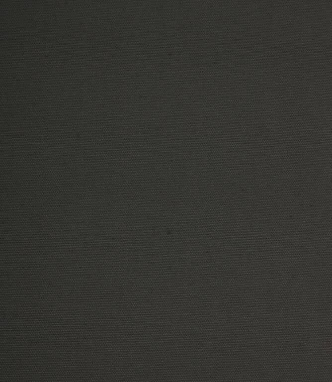 Washed Cotton Canvas Fabric / Dark Grey