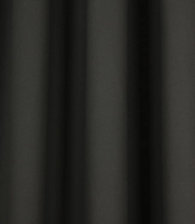 Washed Cotton Canvas Fabric / Dark Grey