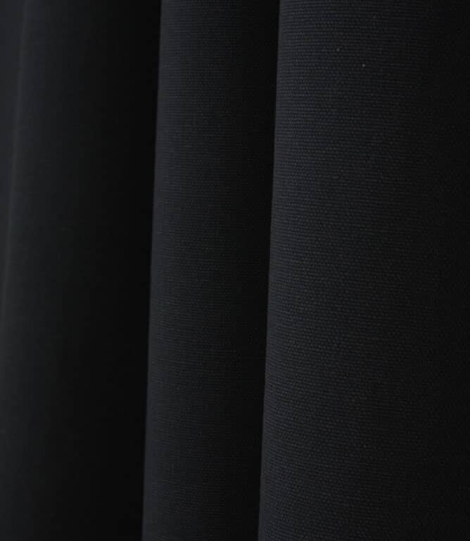 Washed Cotton Canvas Fabric / Navy