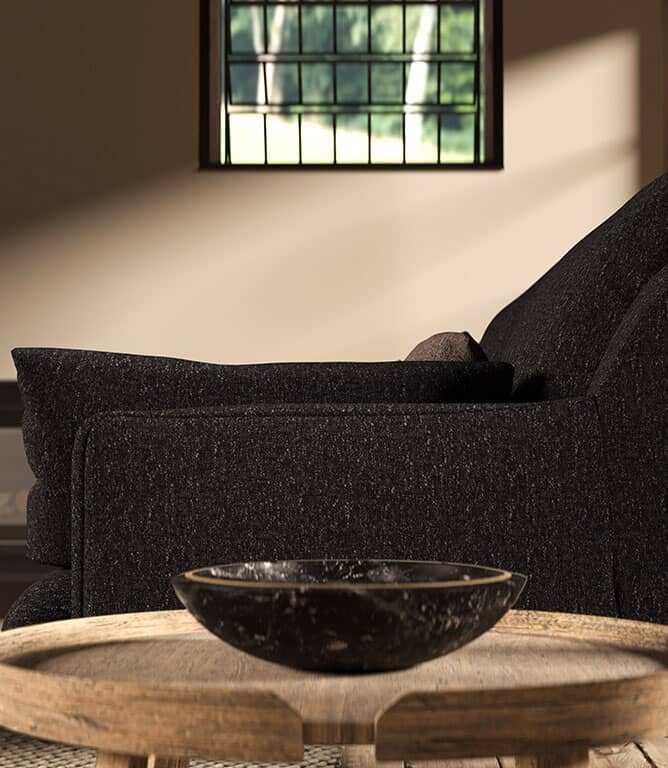 Bramley FR Fabric / Charcoal