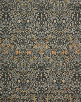 William Morris  Blackthorn Tapestry Fabric / Slate