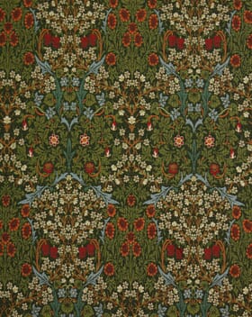 William Morris  Blackthorn Tapestry Fabric / Forest