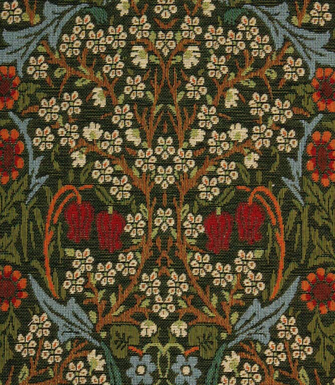 William Morris  Blackthorn Tapestry Fabric / Forest