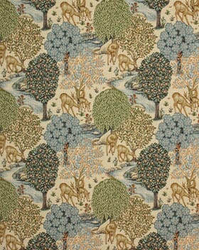 William Morris  The Brook Tapestry Fabric / Natural